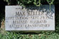 Mack Keller's tombstone